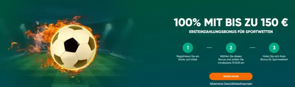 Ersteinzahlungsbonus für Sportwetten bei Ivibet