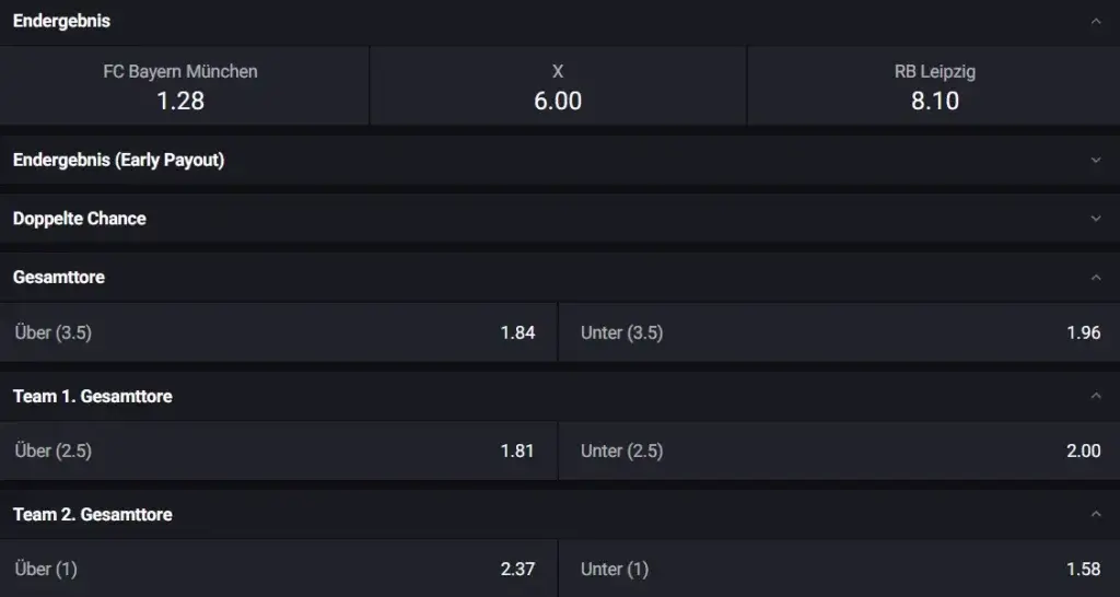 Ueber Unter Wetten beim Wettanbieter N1 Bet