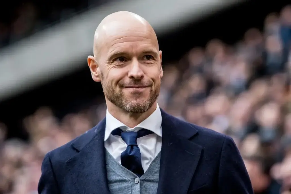 Erik ten Hag, Trainer von Bayer 04 Leverkusen, im Stadion
