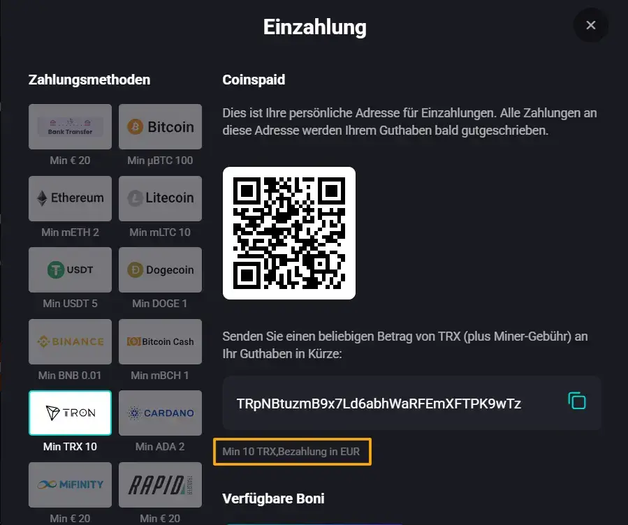 Einzahlungen ohne Limit beim Sportwettenanbieter N1 Bet