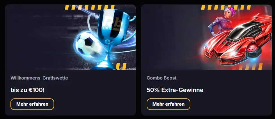 Bonusprogramm von Roibets mit Neukundenbonus und Kombi-Boost