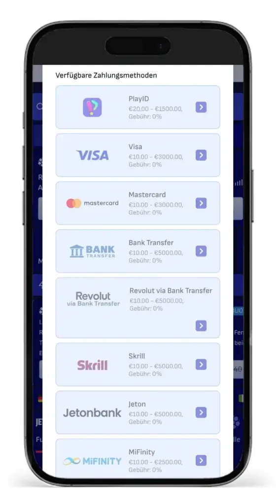 Verfuegbare Zahlungsmethoden fuer Auszahlungen beim Wettanbieter mit schneller Auszahlung Bankonbet