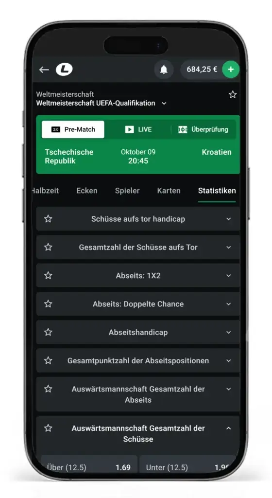 Seltene Wettangebote beim Fußball beim Sportwetten Testsieger Leonbet