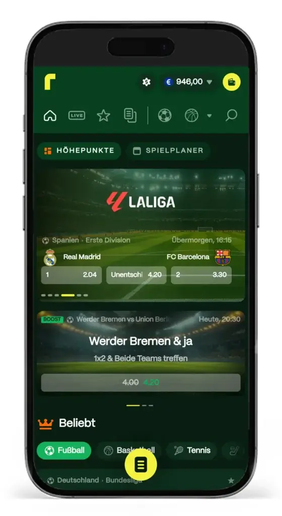 Sportevent-Hoehepunkte fuer Wetten beim Buchmacher Rioplay