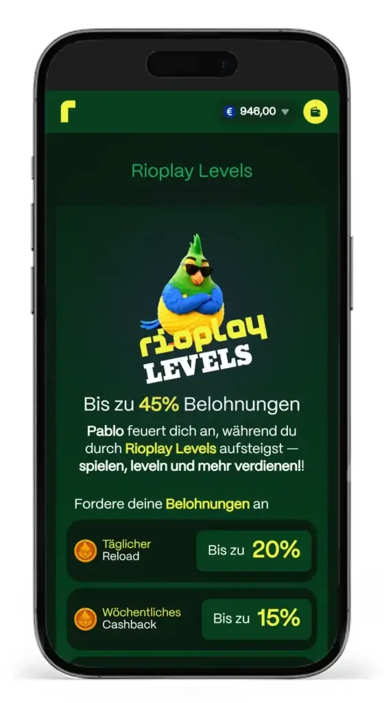 VIP-Programm mit Belohnungen fuer Sportwetten bei Rioplay