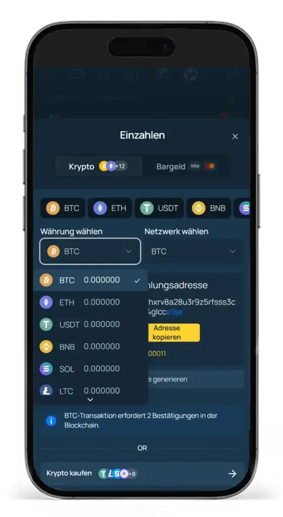 Einblick in vorhandene Einzahlungsmethoden fuer Sportwetten bei FortuneJack
