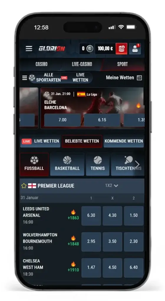 Glorion Sportwetten Erfahrungen
