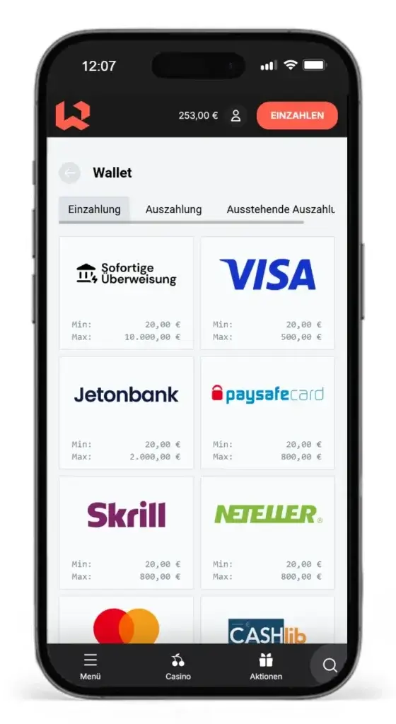 Einblick in die Einzahlungsmethoden fuer Sportwettten bei Wettson