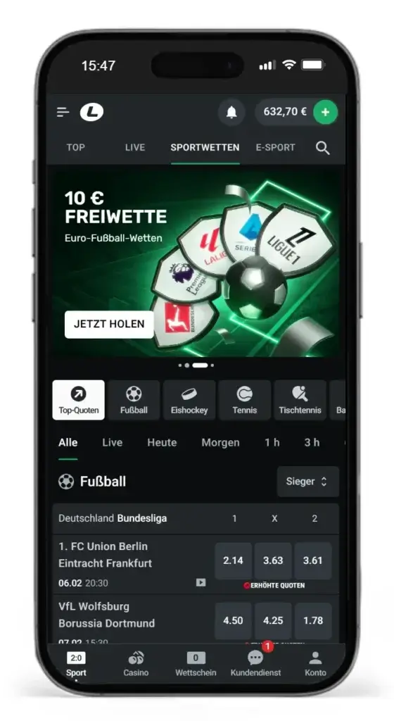 Online Wettanbieter Leonbet fuer EM 2032 Wetten