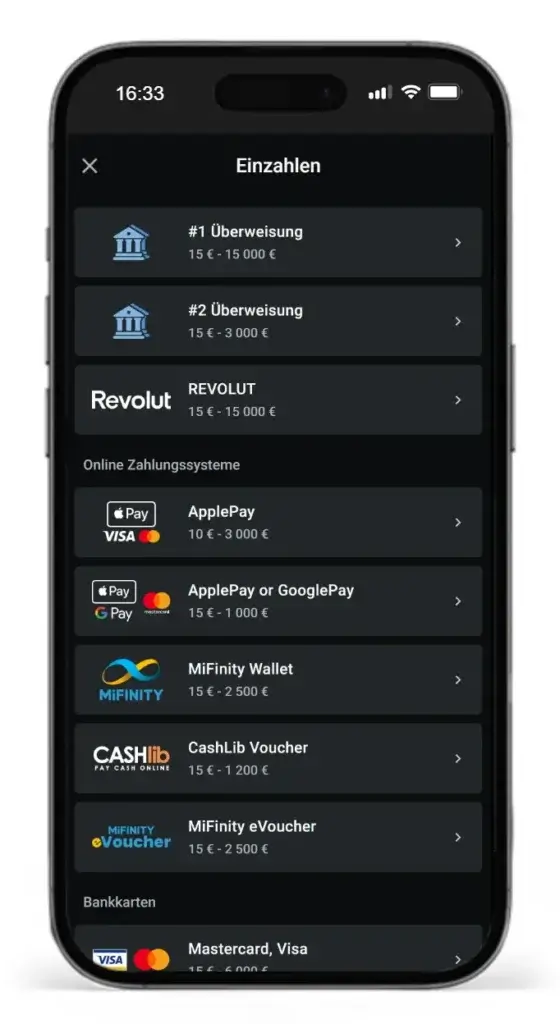 Einzahlungsmethoden fuer Online Sportwetten bei Leonbet