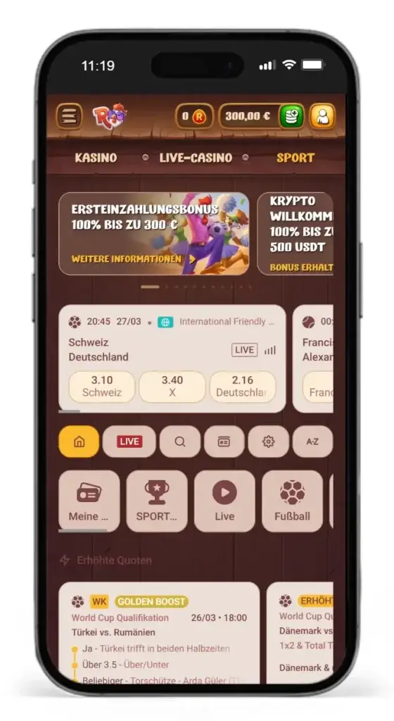 Roostino Sportwetten Erfahrungen