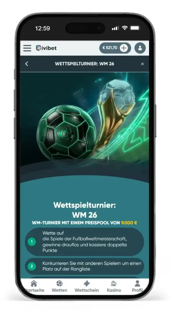 Wettspielturnier zur WM 2026 von Ivibet