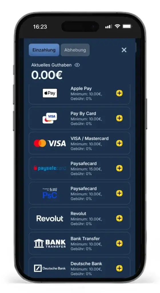 Einzahlungsmethoden fuer Online Sportwetten bei BetRepublic