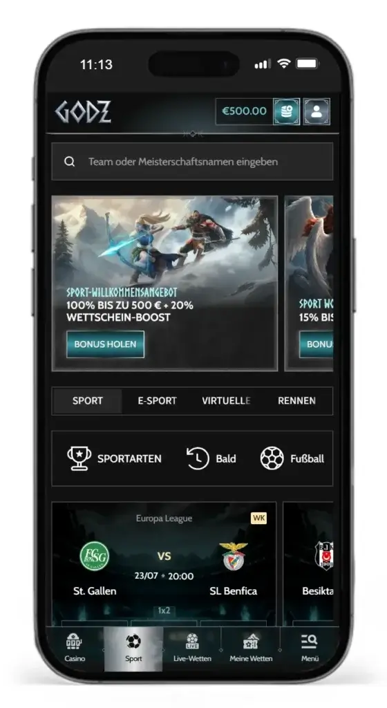 Erfahrungen mit Godz Sportwetten