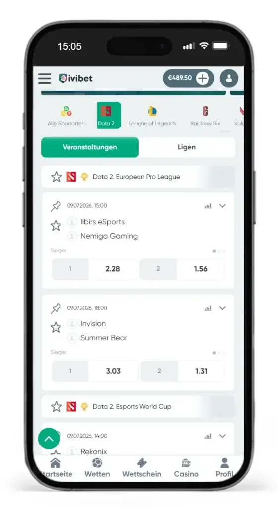Ivibet ueberzeugt mit kostenfreien Livestreams im Sportwetten Vergleich