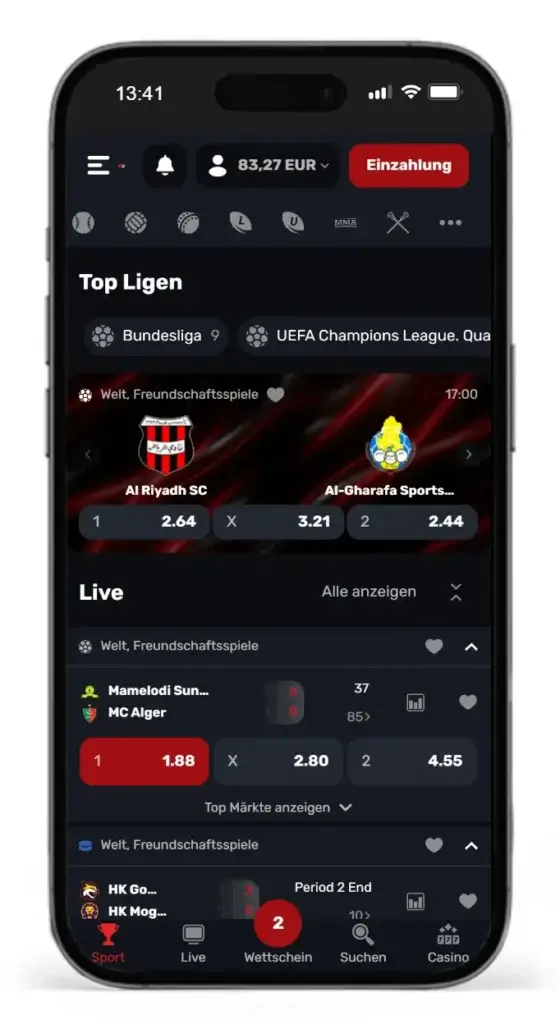 Redracer Sportwetten