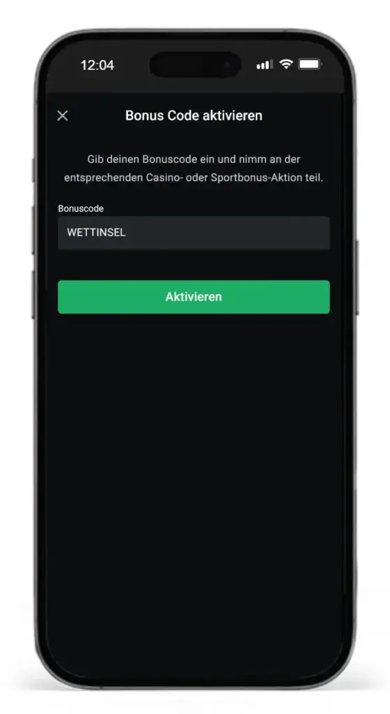 Ueber den Sportwetten Gutscheincode WETTINSEL gibt es einen exklusiven Willkommensbonus bei Leonbet