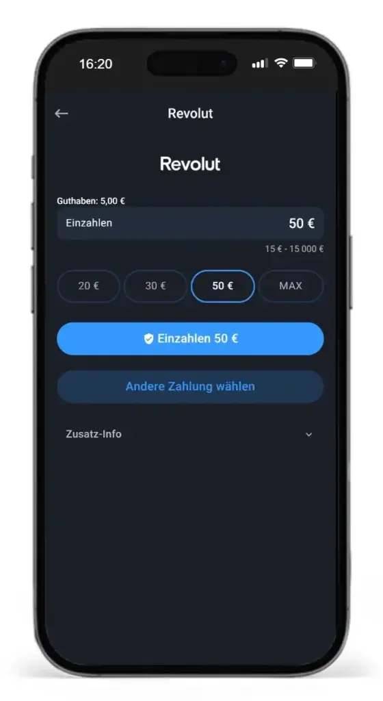 Revolut Sportwetten bei Twin