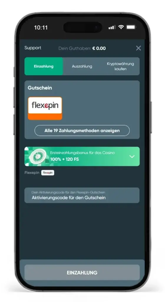 Flexepin Sportwetten Anbieter Ivibet