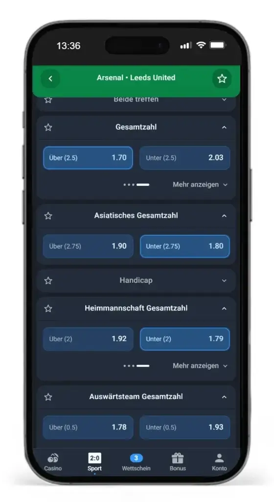 Ueber Unter Wettanbieter Twin