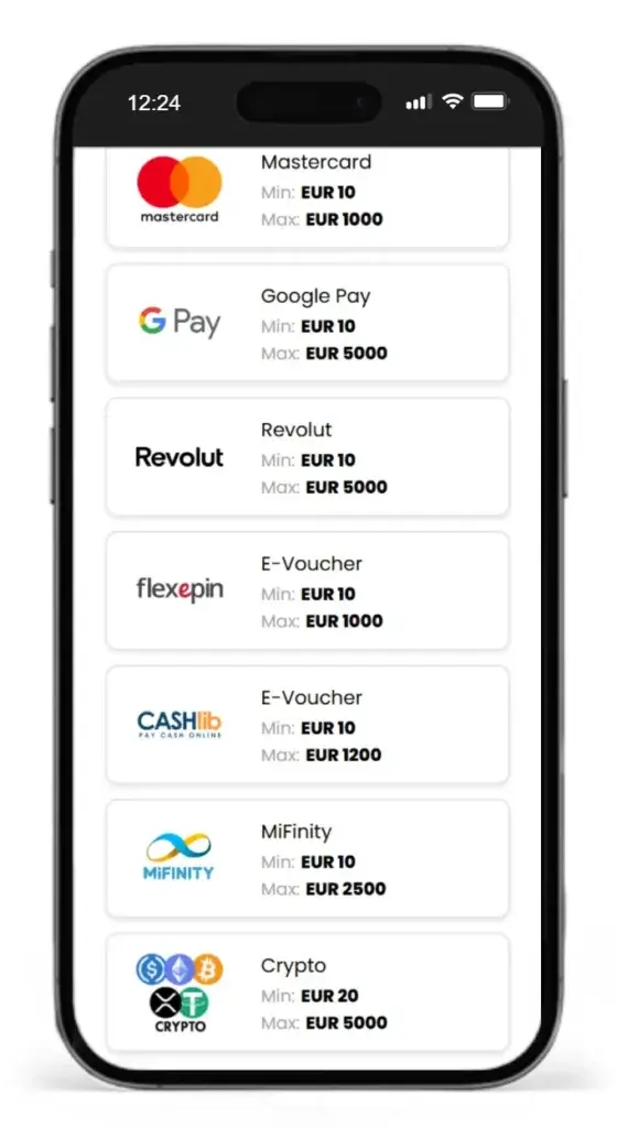 MiFinity Sportwetten bei 1Bet